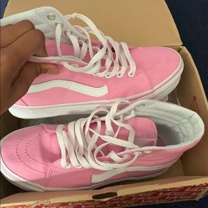 Pink high top van